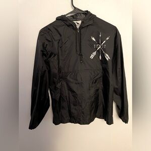 The Plot In You Windbreaker Black Band Long Sleeve Waterproof Rain Jacket Metal